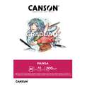 CANSON® Graduate Manga Block, 29,7 cm x 42 cm, DIN A3, glatt, 200 g/m², Block (1-seitig geleimt)
