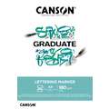 CANSON® Graduate Lettering Marker Block, 21 cm x 29,7 cm, DIN A4, glatt, 180 g/m², Block (1-seitig geleimt)