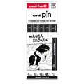 UNI-BALL pin Fineliner, thematische 5er-Sets, "Manga Shonen"