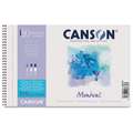 CANSON® Montval® Aquarellkarton „TORCHON“, 270 g/qm, 13,5 cm x 21 cm, 270 g/m², grob