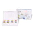 White Nights™ Künstler-Aquarellfarben Sets, Kunststoffbox mit 12 Näpfchen