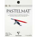 Clairefontaine PASTELMAT® Pastellblock, weiß, 18 cm x 24 cm, Block (1-seitig geleimt), 340 g/m²