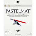 Clairefontaine PASTELMAT® Pastellblock, weiß, 24 cm x 30 cm, Block (1-seitig geleimt), 340 g/m²