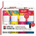 Marabu SUPER CELL POURING MIX Sets, GALAXY, Set