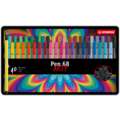 STABILO® Pen 68 Metalletuis, 40er Set