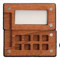 GERSTAECKER Mini Holz-Palette für Aquarell, leer, Größe S, für 8 Farben