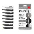 OLO™ Keilmarker, 8er-Sets, Set, Warm Grey