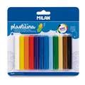 MILAN® plastilina Modelliersticks Set, 12 x 11 g, Set, Standardfarben