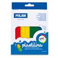 MILAN® plastilina Modelliersticks Set, 4 x 82 g, Set, Standardfarben