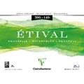 Clairefontaine ETIVAL Aquarellblock, Rau, 30 cm x 40 cm, 300 g/m², rau, Block (4-seitig geleimt)