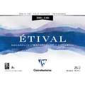 Clairefontaine ETIVAL Aquarellblock, Feinkorn, 36 cm x 48 cm, 300 g/m², fein, 4-seitig geleimter Block mit 25 Blatt