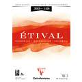 Clairefontaine Aquarellpapier ETIVAL, 300 g/m², 10 Blatt, 21 cm x 29,7 cm, DIN A4, Block (1-seitig geleimt)