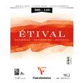 Clairefontaine Aquarellpapier ETIVAL, 300 g/m², 10 Blatt, 21 cm x 29,7 cm, DIN A4, Spiralblock