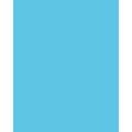 FOLIA® Fotokarton, 300g/qm, 50 x 70 cm, Himmelblau