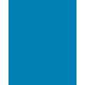 FOLIA® Fotokarton, 300g/qm, 50 x 70 cm, Mittelblau