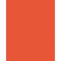 FOLIA® Fotokarton, 300g/qm, 50 x 70 cm, Orange
