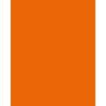 FOLIA® Fotokarton, 300g/qm, 50 x 70 cm, Hellorange