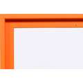 effect® Schattenfugenrahmen 96, Neonorange, 80 cm x 80 cm