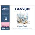 CANSON® Coton d’Art Aquarellblock Satiniert, rundum geleimt, 36 cm x 51 cm, satiniert, 300 g/m²