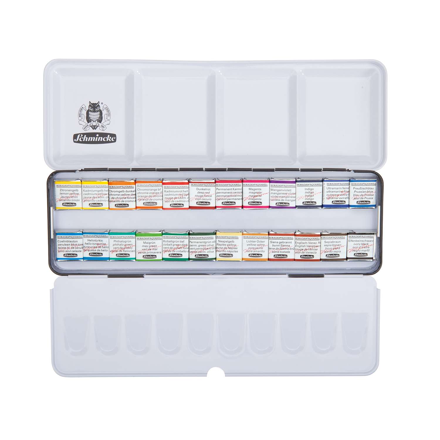 Schmincke HORADAM AQUARELL Farbe Heliotürkis – Künstler-Aquarell, 1/2 Näpfchen