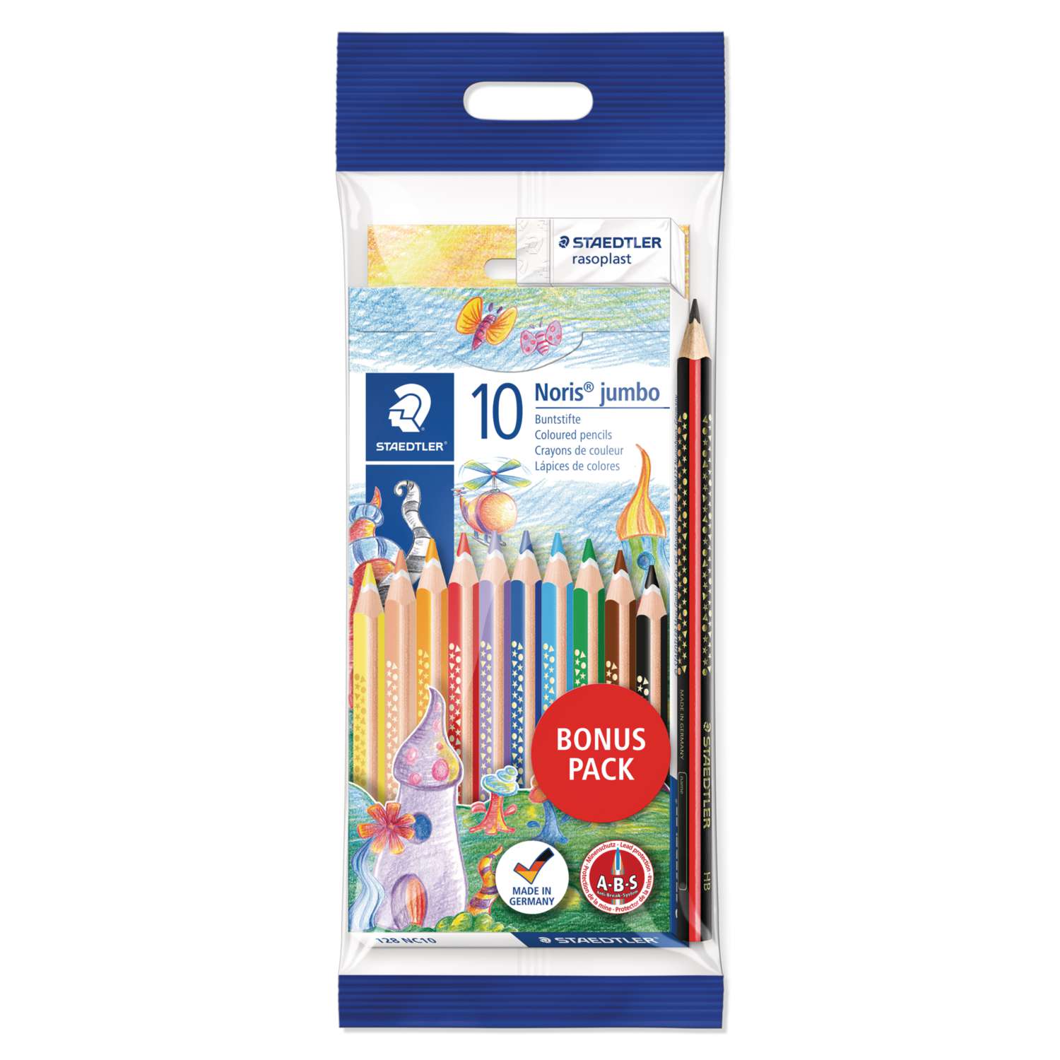 STAEDTLER Kit créatif de stickers Noris jumbo, 12 pièces - Crayon &  porte-mine - LDLC