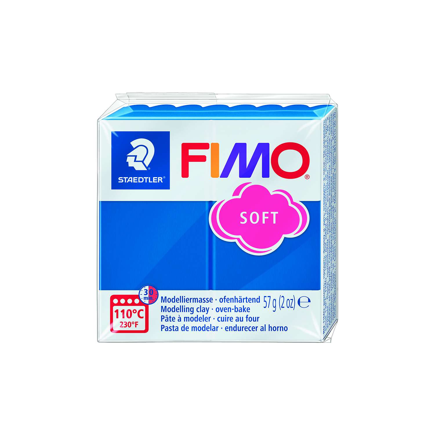 27,14€/kg FIMO Soft 8022 Großpackung 350g Modelliermasse Knete 11 Farben mögl. 