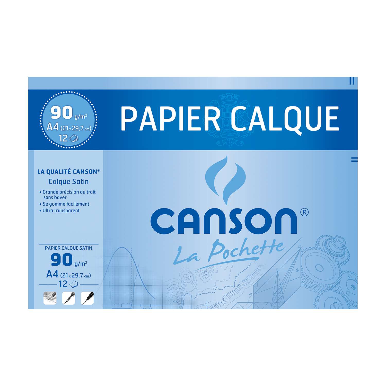 CANSON Papier calque satin, A3, 90 g/m2 C200017153 bei   günstig kaufen