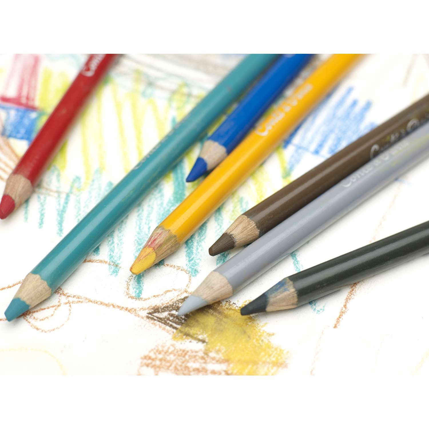 Conté à Paris Papierwischer-Set – 4 Größen + Radierer Für Pastelle, Bleistifte & Mehr