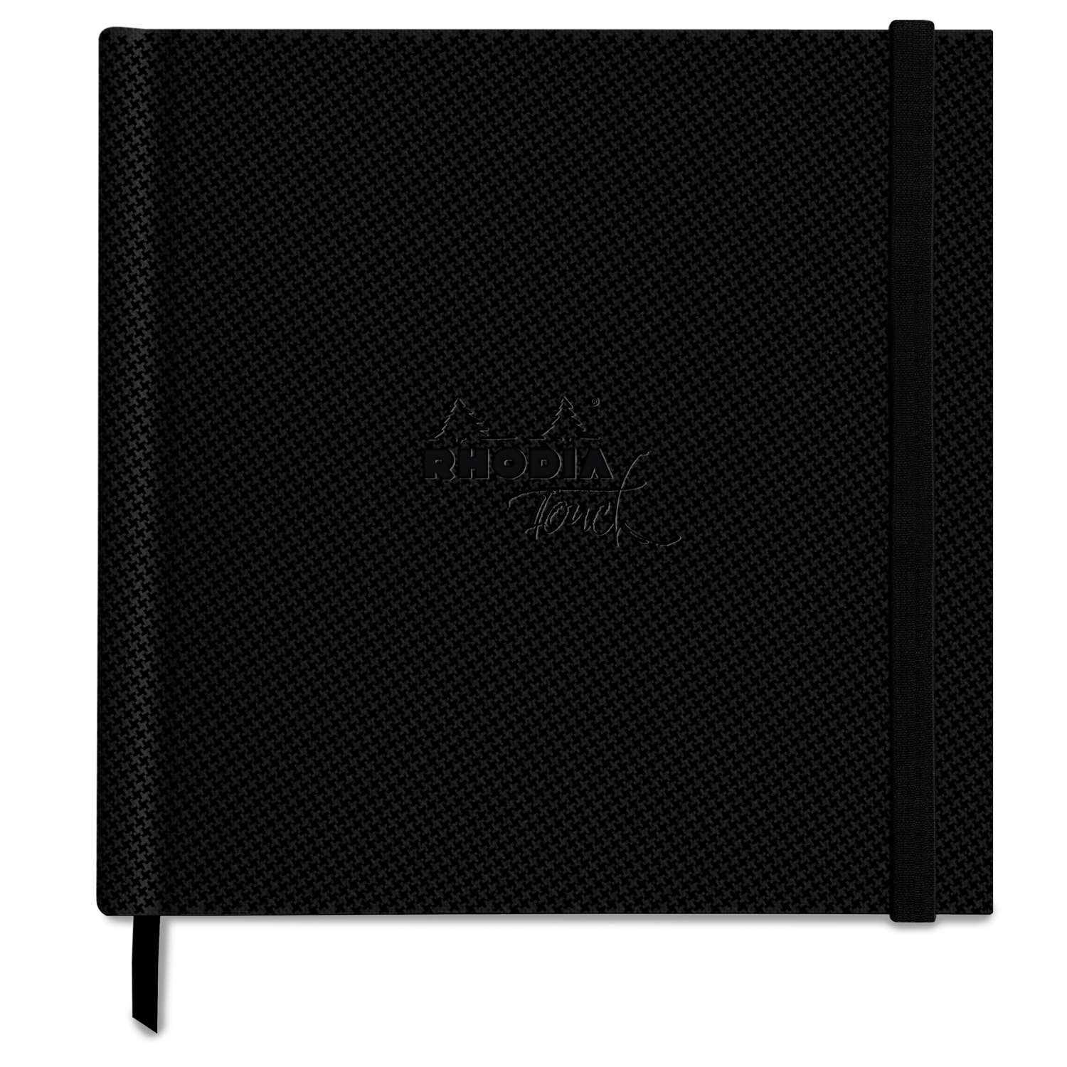 RHODIA TOUCH 116156C - Aquarel Schetsboek 100% Katoen - Gesatineerde Korrel - 300 g/m² - A4 Liggend - 40 Niet-geperforeerde Pagina's - Hardcover Watercolor Book