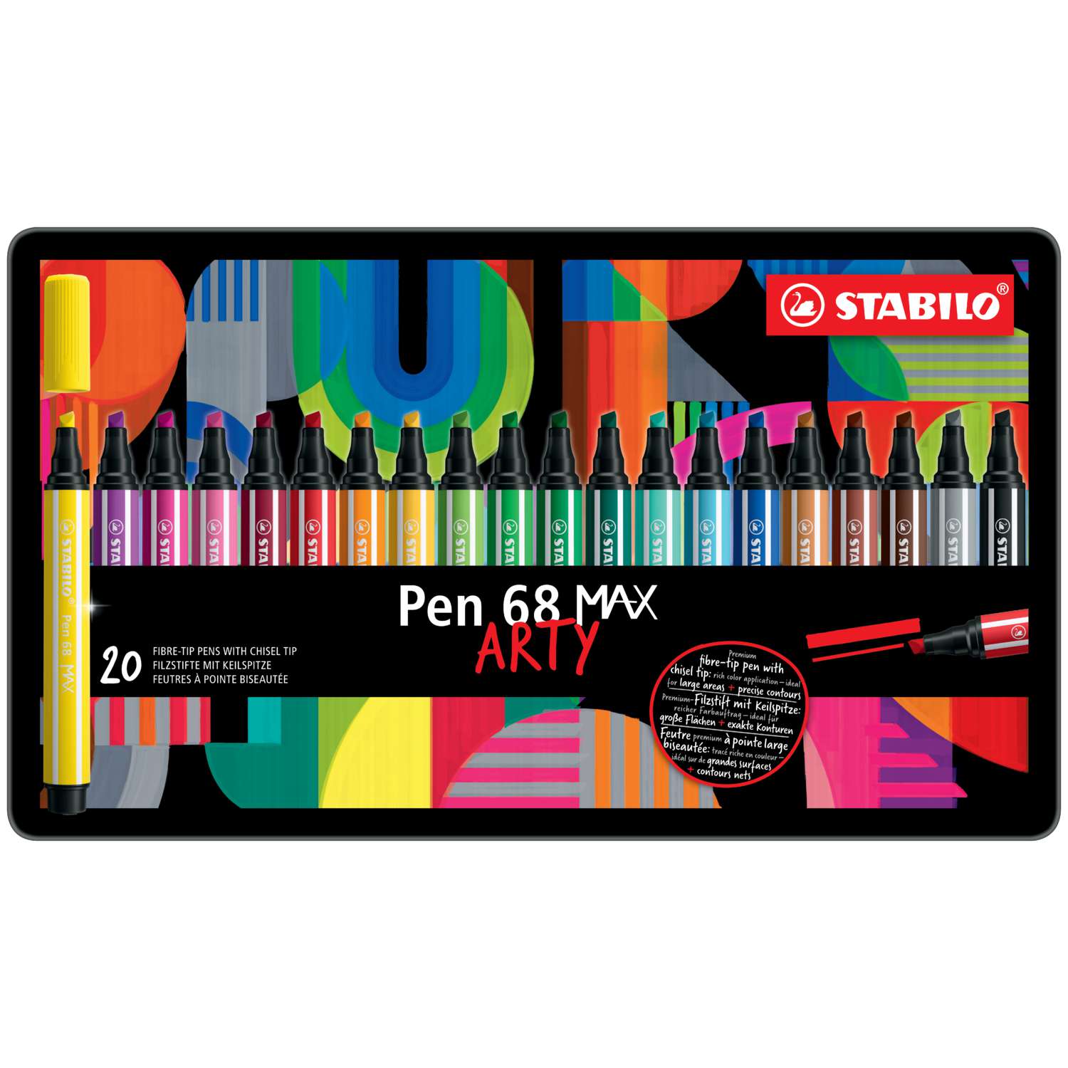 STABILO ARTY Pen 68 MAX 20er Metalletui Online Kaufen