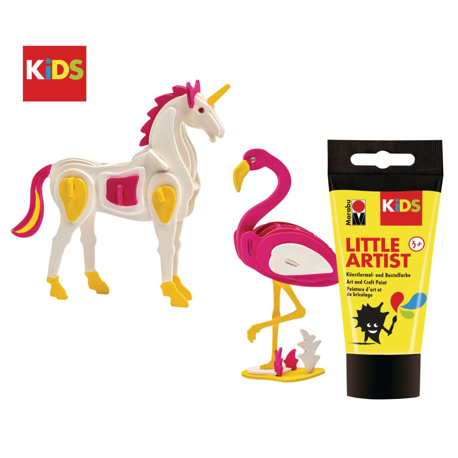 Marabu KiDS 4-piece brush set | Kärkkäisen Verkkokauppa
