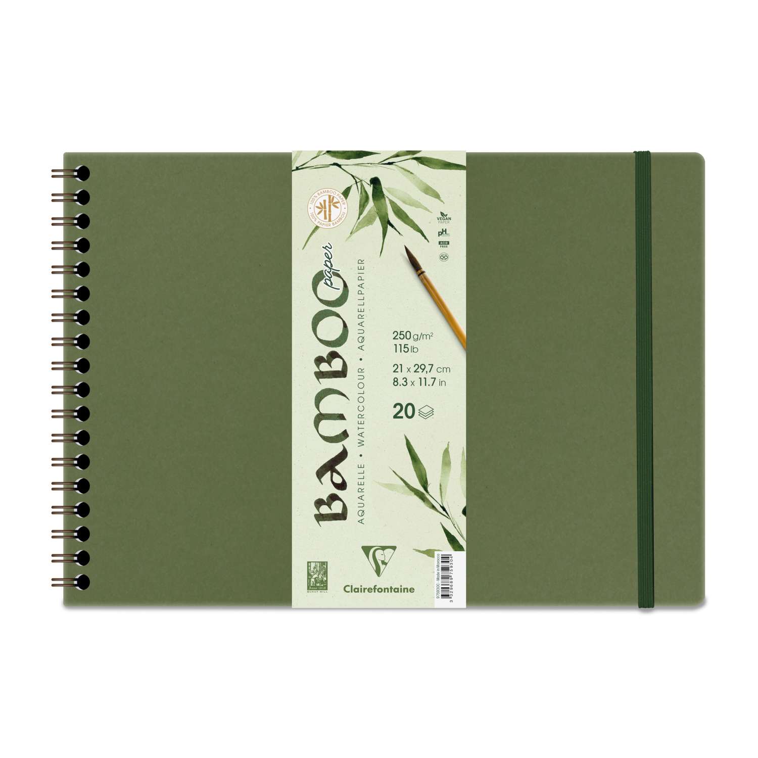 KINGART Aquarellpapierblock, 27,9 X 38,1 Cm, 20 Blatt – 300 G/m², Kaltgepresst, Säurefrei Für Professionelle Aquarellmalerei