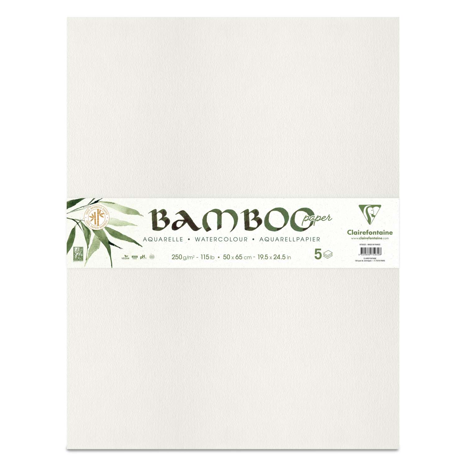 Carnet aquarelle Bamboo 250g/m²
