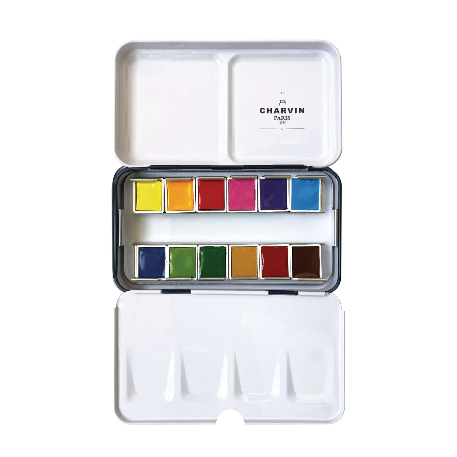 Jaxon Aquarellfarbe Permanent Gelb | 1/2 Napf | Hochwertige Künstler-Aquarellfarbe | Lichtecht & Farbintensiv