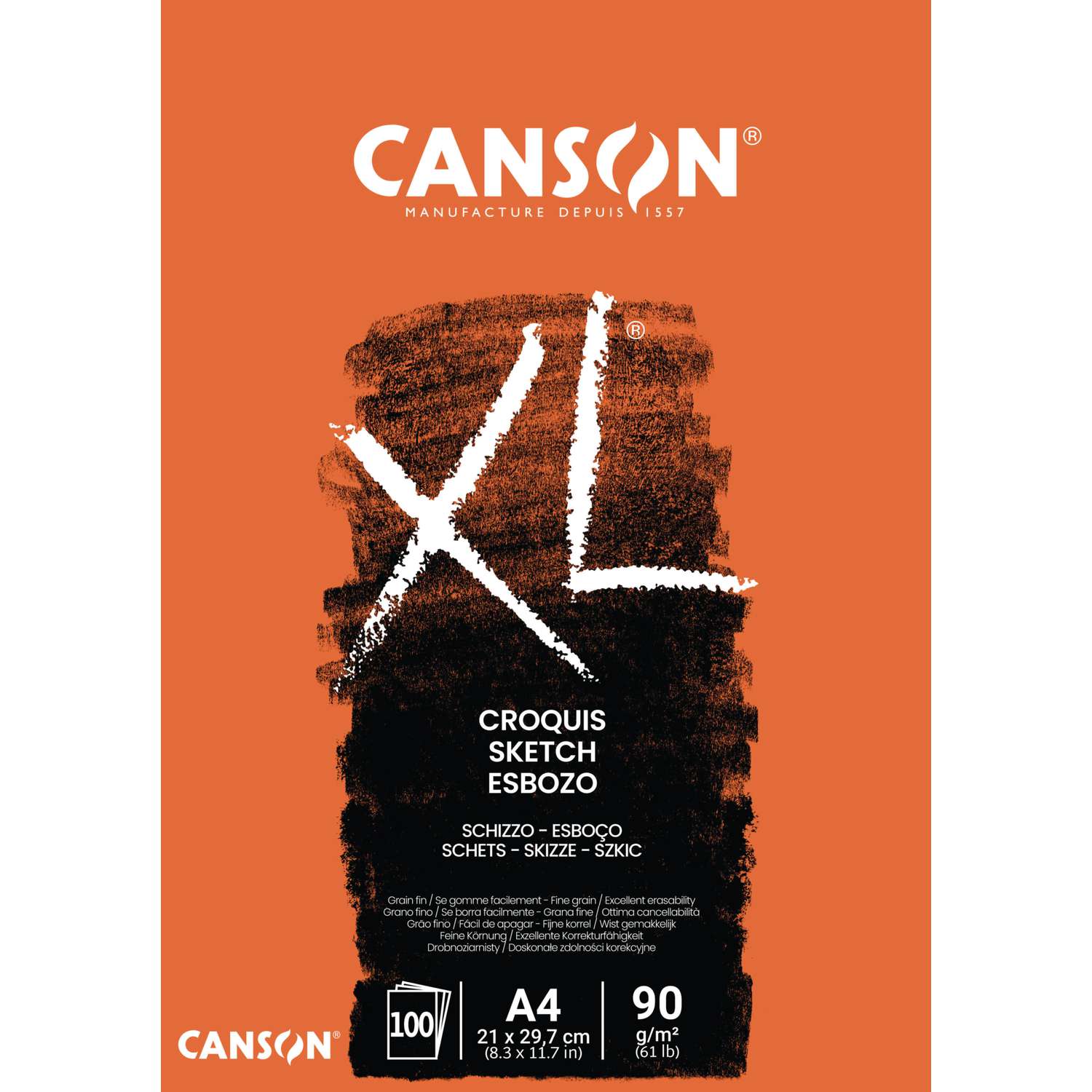 Canson Aquarellblock XL – DIN A3, 30 Blatt, Für Skizzen Und Studien