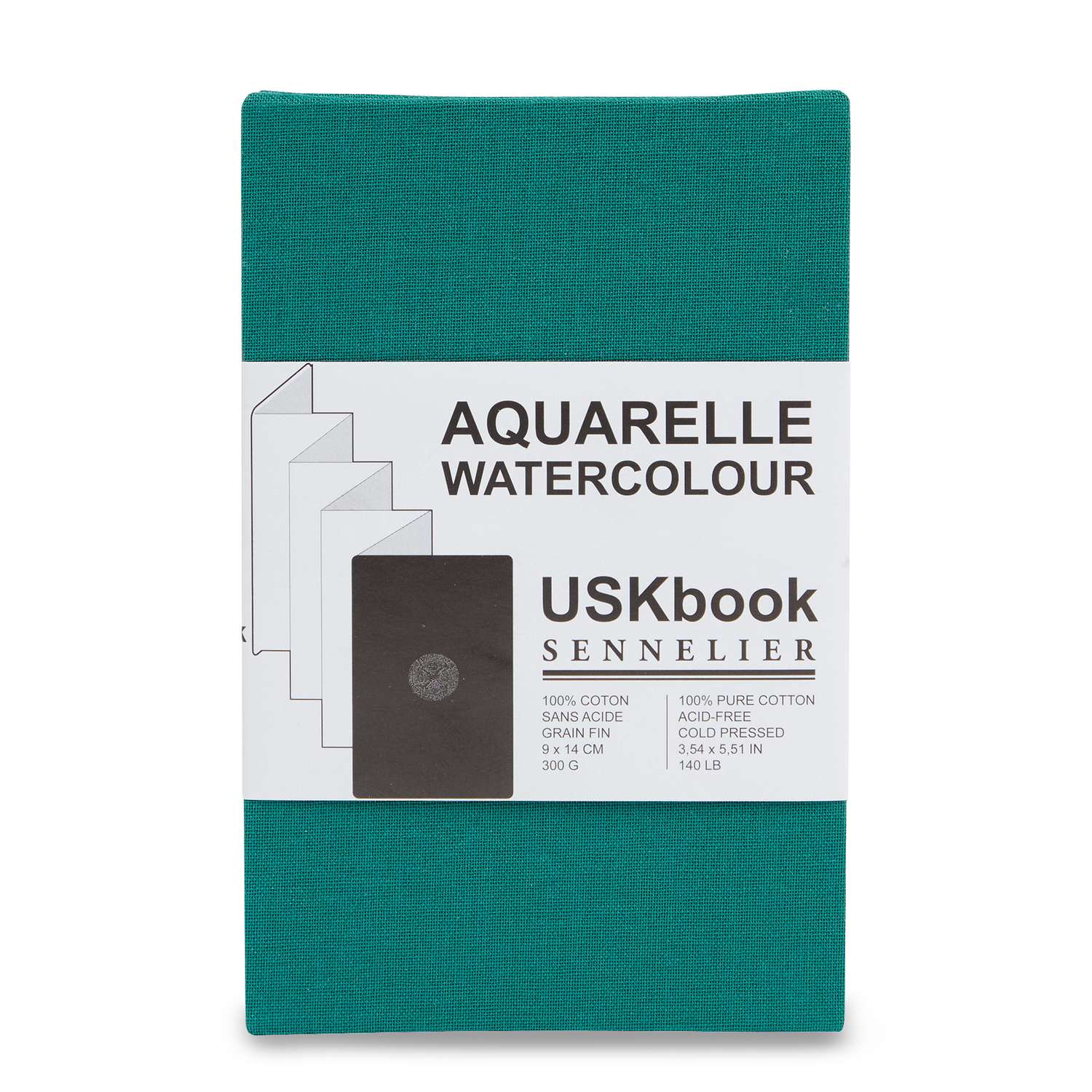 3er Set Aquarell-Tagebücher – Kleines Quadratisches Skizzenbuch, 5 Cm, Für Unterwegs
