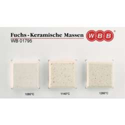 Tonmasse WB 01795, creme-beige, grob schamottiert