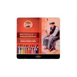 KOH-I-NOOR MONDELUZ Aquarellstift 24er Set