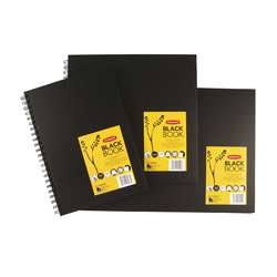 DERWENT Skizzenbuch mit schwarzem Papier