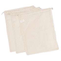 Netzbeutel aus Baumwolle mit Mesh Einsatz