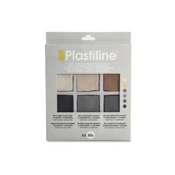 PLASTILINE® 6 x 80 g-Set