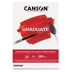 CANSON® Graduate Acrylmalblock, 300 g/qm, 20 Blatt