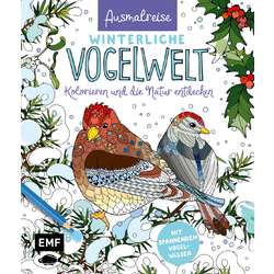 Ausmalreise Winterliche Vogelwelt