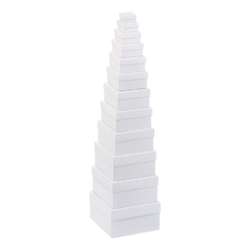 folia® Pappboxen, 12er-Set eckig