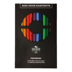 KOH-I-NOOR PROGRESSO Schul-Vollminenfarbstifte, Sets