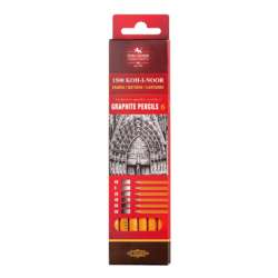 KOH-I-NOOR Graphitstifte 1500 - 6er Set