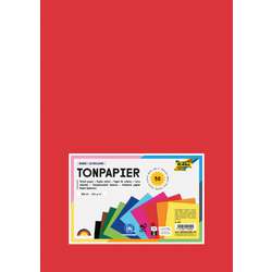 folia® Tonpapier 50 Bogen,10 Farben