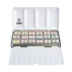 SCHMINCKE HORADAM® Aquarellkasten, 18 ganze Näpfchen