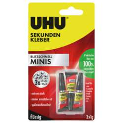 UHU Sekundenkleber Minis