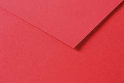 Clairefontaine TULIPE farbiges Bastelpapier, Bogenware, Bogenware, 50 cm x 65 cm, Mohnrot